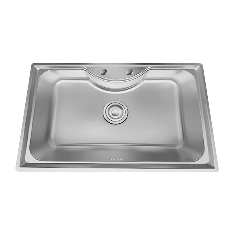 CHẬU INOX DẬP 1 HỘC 8050