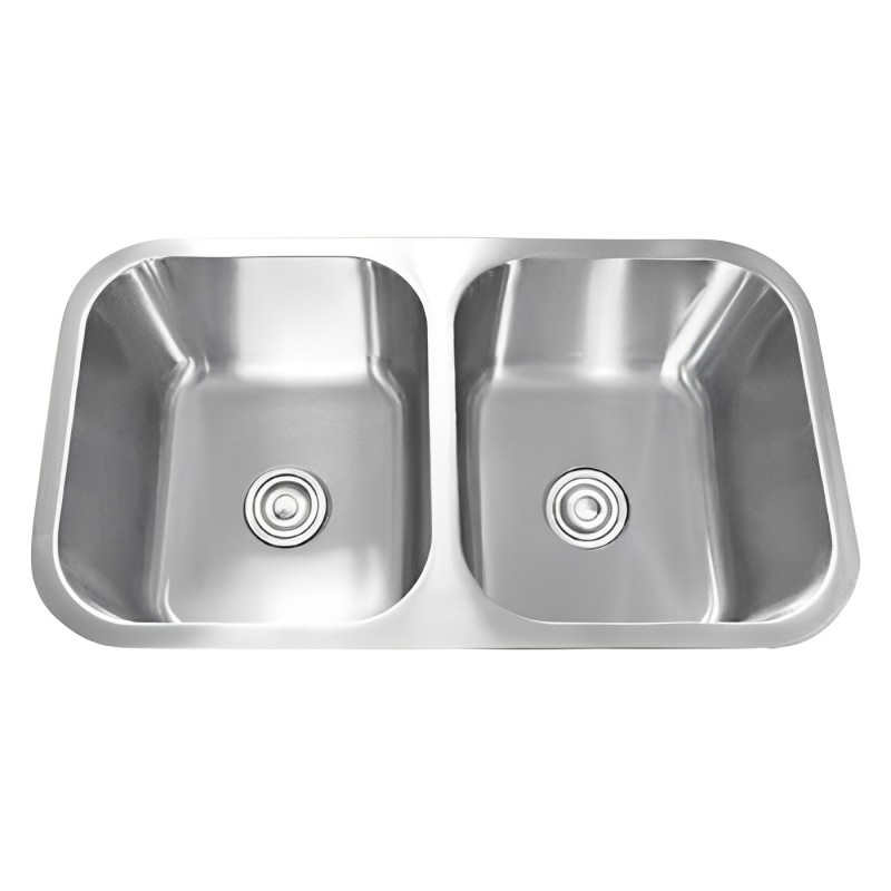 CHẬU INOX DẬP 2 HỘC 8246AD