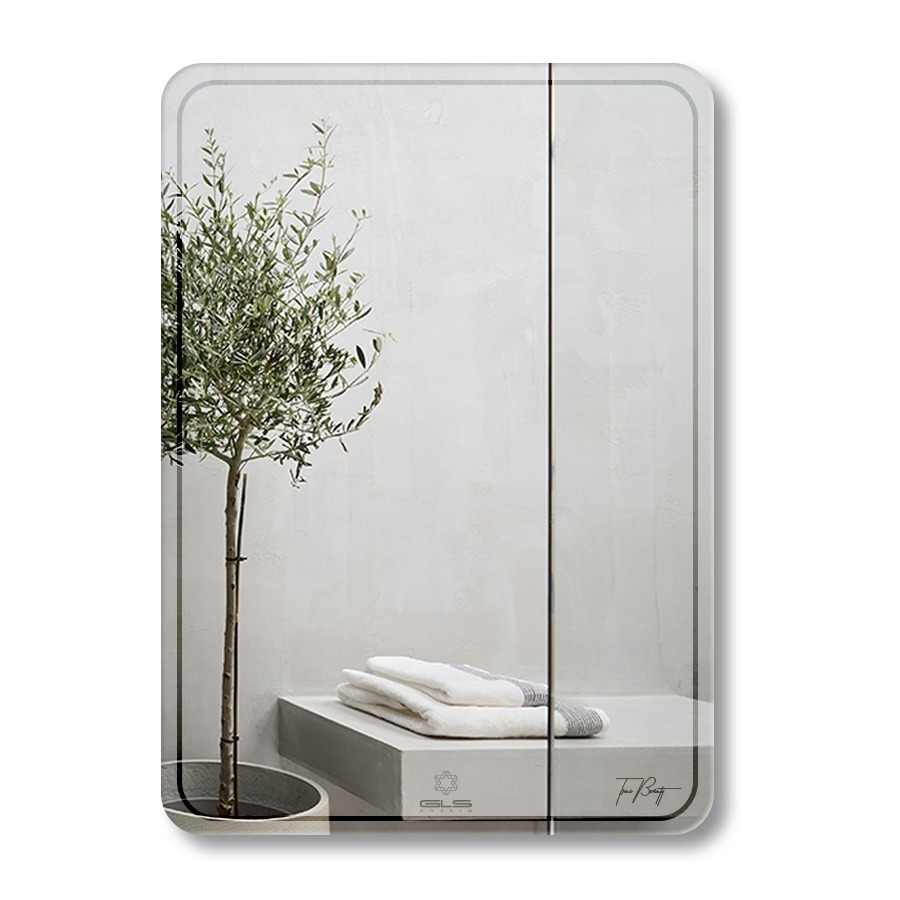 GƯƠNG CHỮ NHẬT KHẮC HOA VĂN GLASSO S00R32/S00R52