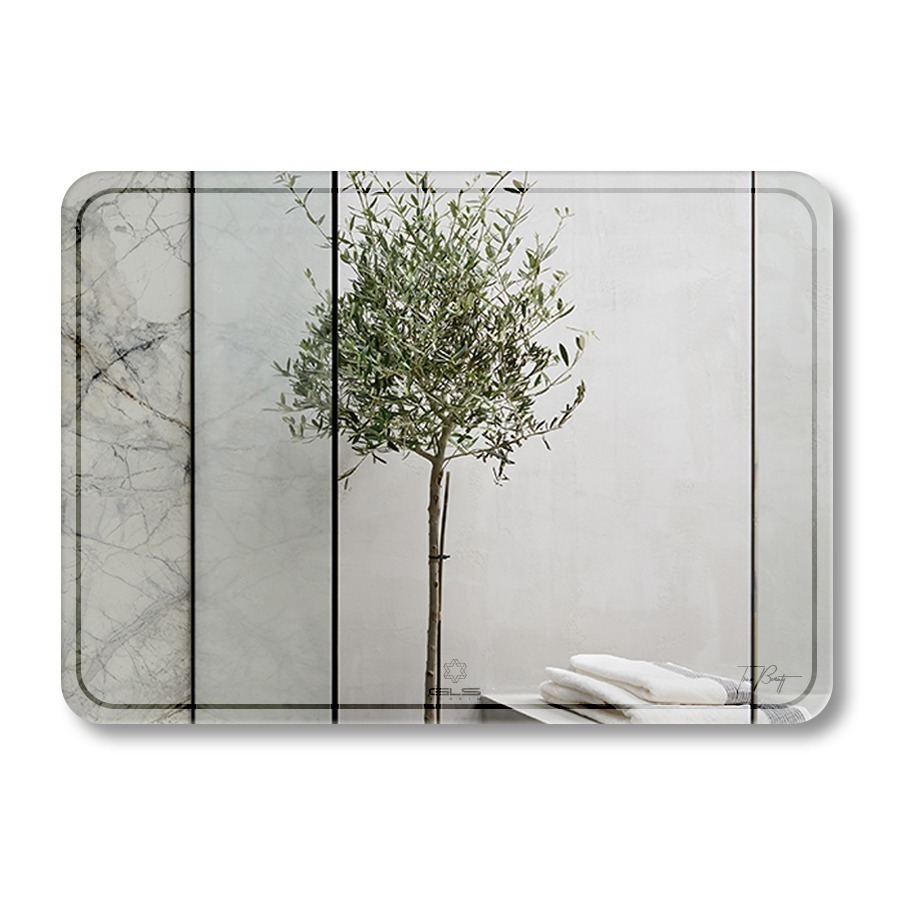 GƯƠNG CHỮ NHẬT KHẮC HOA VĂN GLASSO S00R42/S00R62