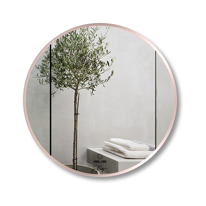 GƯƠNG TRÒN VIỀN NHÔM GLASSO C80