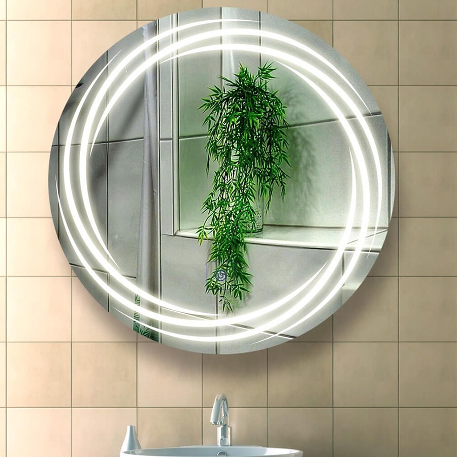GƯƠNG LED TRÒN HOA VĂN L7
