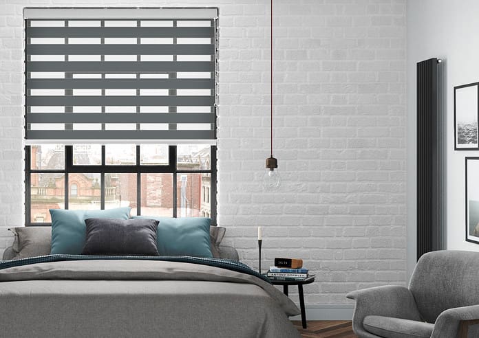 RÈM CẦU VỒNG MÀU GHI FINEPLUS (HC BLINDS) TC30