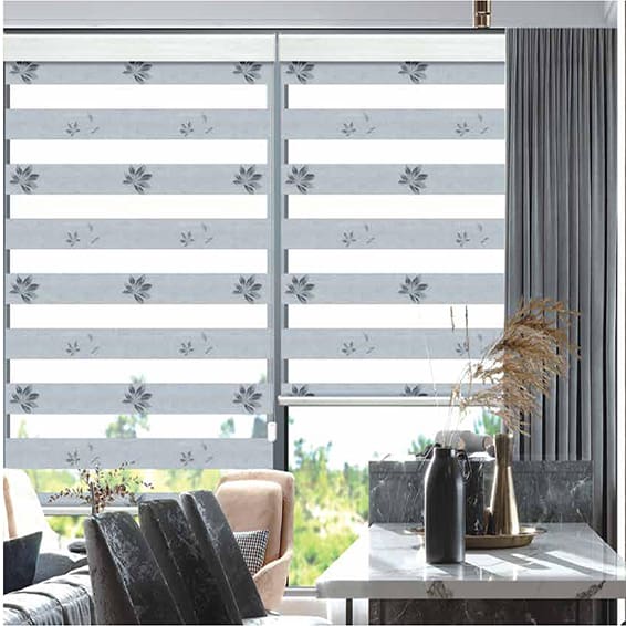 RÈM CẦU VỒNG 2 LỚP SANTECH MÃ FLOWER
