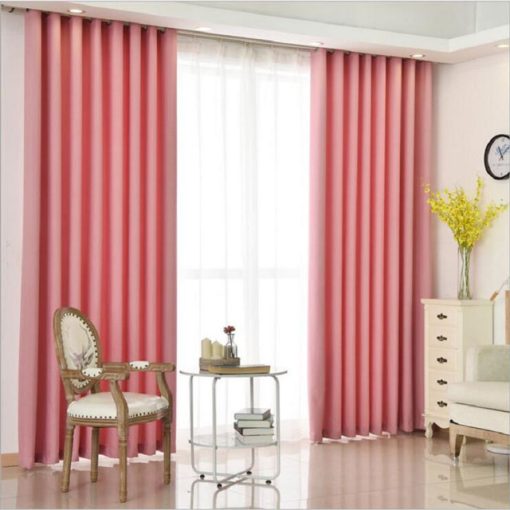 RÈM VẢI MÀU HỒNG - HH08-03