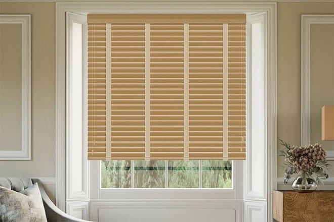 RÈM CHỚP GỖ TỰ NHIÊN BẢN 3,5CM PILANO B010