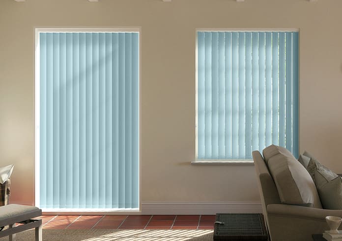 RÈM LÁ DỌC VẢI TRƠN CẢN SÁNG D204