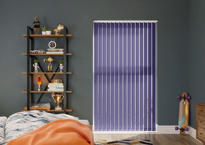 RÈM LÁ DỌC VẢI TRƠN CẢN SÁNG D408