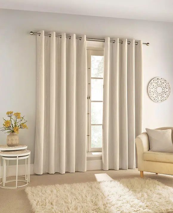 RÈM VẢI MÀU KEM CẢN NẮNG TP321-3